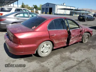 2001 Mitsubishi Galant ES z VIN 4A3AA46G81E155412, wystawiony jako Copart lot #73244754 z przebiegiem 267 491 mil mil oraz Szkoda całkowita • Salvage title. Historia ofert i sprzedaży dostępna na DreamBid. Obrazek 3.