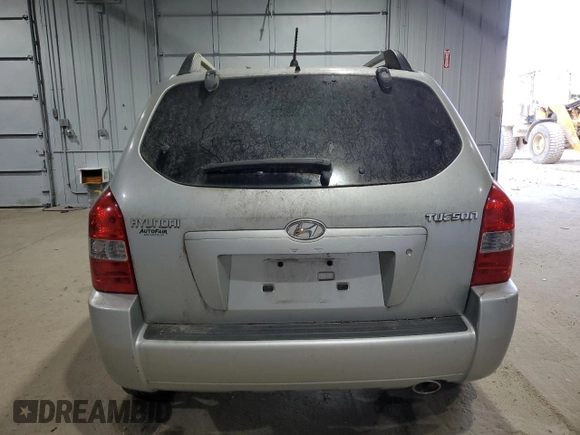2007 Hyundai Tucson GLS with VIN KM8JM12B07U568762, listed as a Copart auction lot 83467774 with 0 mi miles and Clean Title. Bid and sale history available at carsss.com. Image 6.