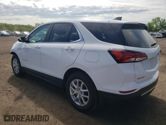2023 Chevrolet Equinox LT with VIN 3GNAXUEG9PS113663, listed as a Copart auction lot 56012365 with 8,623 mi miles and Salvage title. Bid and sale history available at DreamBid. Image 2.