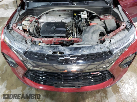 2022 Chevrolet TrailBlazer RS with VIN KL79MUSL7NB063101, listed as a Copart auction lot 47316945 with 62,658 mi miles and Salvage Title. Bid and sale history available at DreamBid. Image 12.