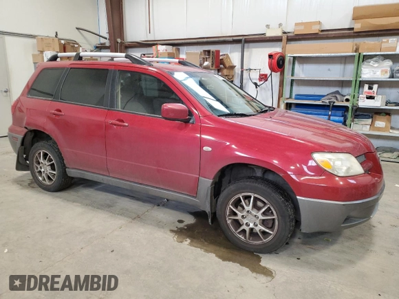 2005 Mitsubishi Outlander LS z VIN JA4LZ31F65U602175, wystawiony jako Copart lot #79650004 z przebiegiem 239 367 mil mil oraz Szkoda całkowita • Salvage title. Historia ofert i sprzedaży dostępna na DreamBid. Obrazek 4.