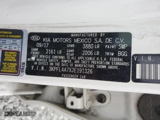 2018 Kia Forte S with VIN 3KPFL4A7XJE191326, listed as a Copart auction lot 44236855 with 92,434 mi miles and Salvage Title. Bid and sale history available at carsss.com. Image 12.