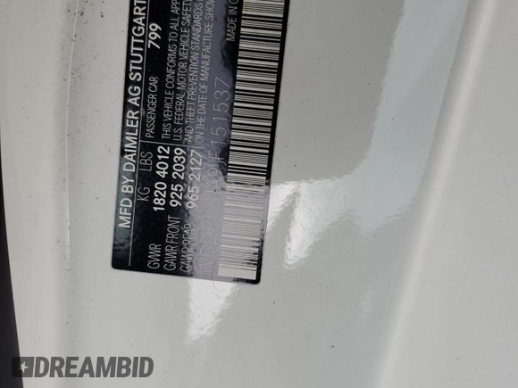 2018 Mercedes-Benz SLC 300 z VIN WDDPK3JA9JF151537, wystawiony jako Copart lot #45756115 z przebiegiem 43 123 mil mil oraz Szkoda całkowita • Salvage title. Historia ofert i sprzedaży dostępna na DreamBid. Obrazek 12.