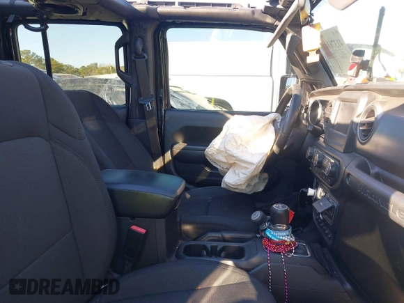 2022 Jeep Wrangler Unlimited Sport with VIN 1C4HJXDNXNW112324, listed as a IAAI auction lot 41376149 with 69,435 mi miles and . Bid and sale history available at DreamBid. Image 5.