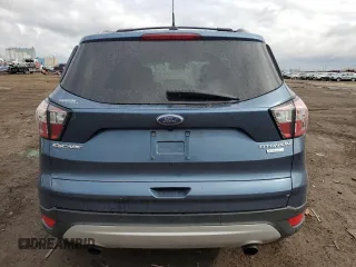2018 Ford Escape Titanium with VIN 1FMCU0J91JUC57933, listed as a Copart auction lot 53152635 with 47,244 mi miles and Salvage title. Bid and sale history available at DreamBid. Image 6.