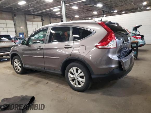 2012 Honda CR-V EX-L with VIN 5J6RM4H70CL011954, listed as a Copart auction lot 53962325 with 188,094 mi miles and Salvage Title. Bid and sale history available at carsss.com. Image 2.