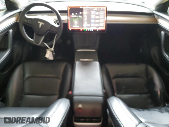2022 Tesla Model 3 with VIN 5YJ3E1EA6NF369198, listed as a Copart auction lot 55362895 with 85,860 mi miles and Clean Title. Bid and sale history available at DreamBid. Image 8.