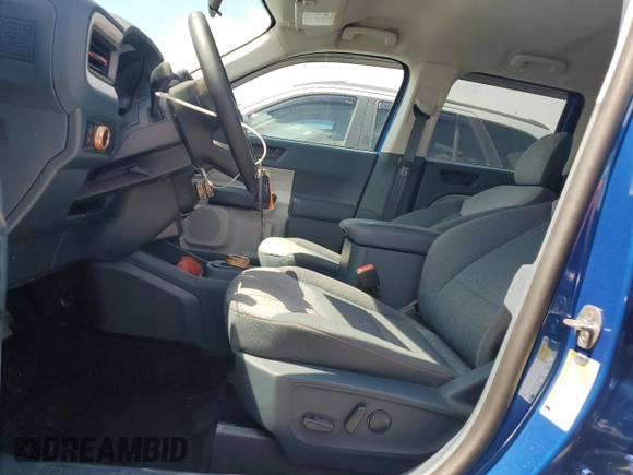 2024 Ford Maverick XLT with VIN 3FTTW8H37RRA63473, listed as a Copart auction lot 61185685 with 15,535 mi miles and Salvage title. Bid and sale history available at DreamBid. Image 7.