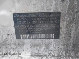2013 Hyundai Elantra Limited с VIN 5NPDH4AEXDH352278, выставлен на аукционе IAAI как лот 42233510 с пробегом 200 382 миль миль и . История ставок и продаж доступна на DreamBid. Изображение 9.