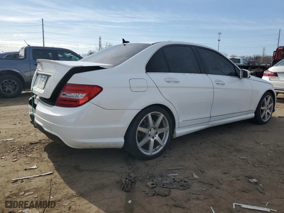 2014 Mercedes-Benz C-Class C 250 Sport with VIN WDDGF4HB0EA954197, listed as a Copart auction lot 48763025 with NaN miles and Salvage Title. Bid and sale history available at carsss.com. Image 3.