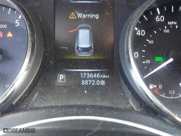 2016 Nissan Rogue SV with VIN KNMAT2MT9GP604627, listed as a IAAI auction lot 41763234 with 173646 miles. Bid and sale history available at carsss.com. Image 15.
