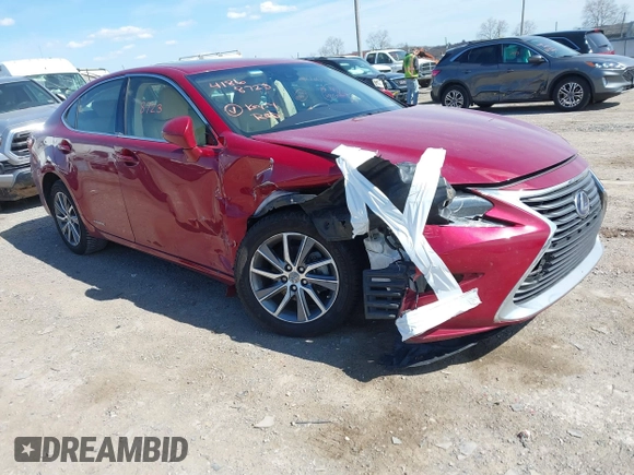2017 Lexus ES 300h with VIN JTHBW1GG2H2140551, listed as a IAAI auction lot 41868723 with 92,035 mi miles and . Bid and sale history available at DreamBid. Image 1.
