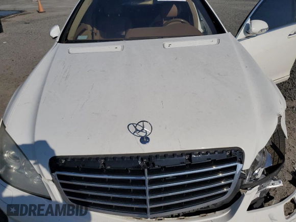 2007 Mercedes-Benz S 550 with VIN WDDNG71X37A063481, listed as a Copart auction lot 52700355 with 213,817 mi miles and Salvage Title. Bid and sale history available at carsss.com. Image 11.