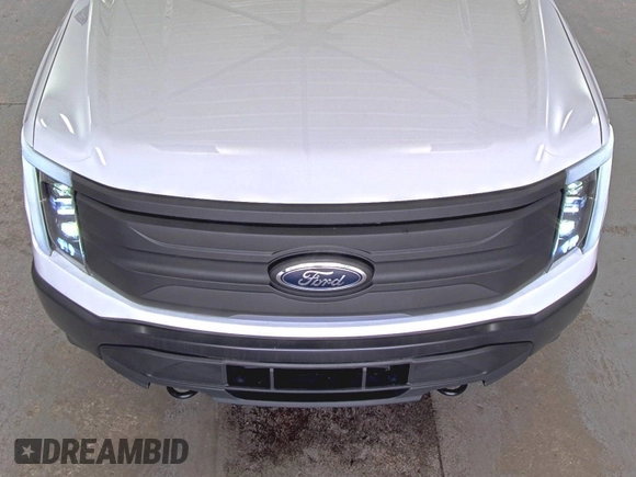 2022 Ford F-150 Lightning Pro with VIN 1FTVW1EL5NWG11725, listed as a IAAI auction lot 42832825 with 5,044 mi miles and . Bid and sale history available at DreamBid. Image 1.