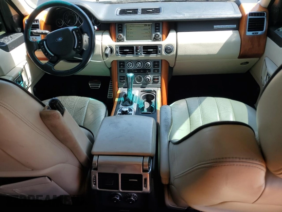 2008 Land Rover Range Rover SC with VIN SALMF13438A281942, listed as a Copart auction lot 57673775 with 140,476 mi miles and Salvage title. Bid and sale history available at DreamBid. Image 8.
