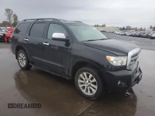 2010 Toyota Sequoia Platinum with VIN 5TDDY5G1XAS024617, listed as a Copart auction lot 78900744 with 218,546 mi miles and Salvage Title. Bid and sale history available at carsss.com. Image 4.