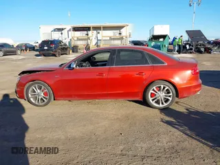 2014 Audi S4 Premium Plus with VIN WAUDGAFL3EA078839, listed as a IAAI auction lot 41428351 with 55,582 mi miles. Bid and sale history available at carsss.com. Image 14.