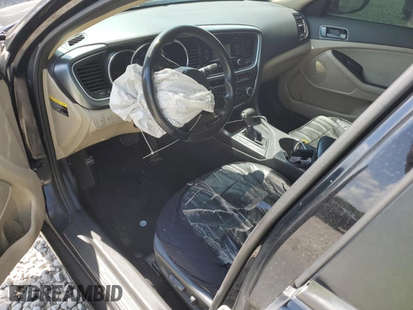 2014 Kia Optima LX with VIN 5XXGM4A76EG308625, listed as a Copart auction lot 61668315 with 223,411 mi miles and Salvage title. Bid and sale history available at DreamBid. Image 8.