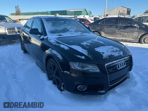 2009 Audi A4 with VIN WAULF68K79N017833, listed as a Copart auction lot 86507584 with 202,534 mi miles and Salvage title. Bid and sale history available at DreamBid. Image 4.