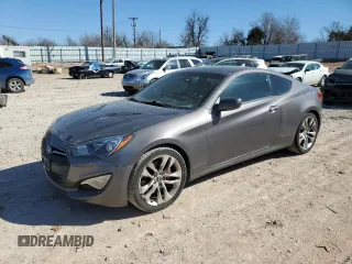 2013 Hyundai Genesis Coupe R-Spec z VIN KMHHU6KJ9DU094700, wystawiony jako Copart lot #45904805 z przebiegiem 118 606 mil mil oraz Czysty tytuł • Clean title. Historia ofert i sprzedaży dostępna na DreamBid. Obrazek 1.