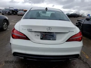 2018 Mercedes-Benz CLA with VIN WDDSJ4GB2JN537726, listed as a Copart auction lot 43971613 with 87,365 mi miles. Bid and sale history available at carsss.com. Image 6.