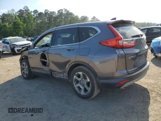 2017 Honda CR-V EX-L with VIN 7FARW1H84HE000445, listed as a Copart auction lot 52478965 with 155,412 mi miles and Salvage Title. Bid and sale history available at carsss.com. Image 2.