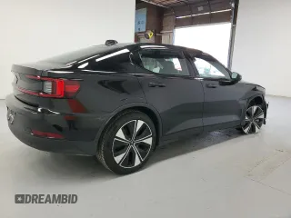 2023 Polestar 2 with VIN YSMEG3KA2PL126172, listed as a Copart auction lot 54786715 with 43,378 mi miles and Clean Title. Bid and sale history available at carsss.com. Image 3.