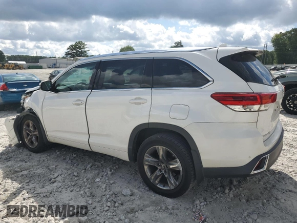 2018 Toyota Highlander Limited z VIN 5TDDZRFH2JS905752, wystawiony jako Copart lot #65187645 z przebiegiem 142 054 mil mil oraz Nie do naprawy • Non repairable. Historia ofert i sprzedaży dostępna na DreamBid. Obrazek 2.