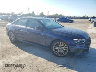 2022 Audi S4 Premium Plus z VIN WAUB4AF48NA017446, wystawiony jako Copart lot #48250505 z przebiegiem 47 634 mil mil oraz Nie do naprawy • Non repairable. Historia ofert i sprzedaży dostępna na DreamBid. Obrazek 4.