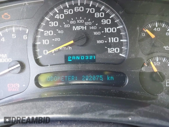 2004 Chevrolet Suburban LT with VIN 3GNFK16T14G278412, listed as a IAAI auction lot 42701930 with 282,075 mi miles and . Bid and sale history available at DreamBid. Image 7.