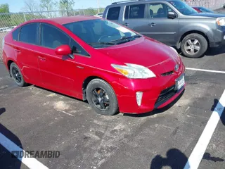 2012 Toyota Prius One with VIN JTDKN3DU0C1560673, listed as a IAAI auction lot 41988210 with 256,706 mi miles. Bid and sale history available at carsss.com. Image 1.