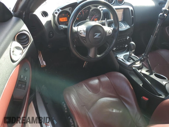 2018 Nissan 370Z Touring with VIN JN1AZ4EH0JM572392, listed as a Copart auction lot 85166214 with 44,355 mi miles and Salvage Title. Bid and sale history available at DreamBid. Image 8.