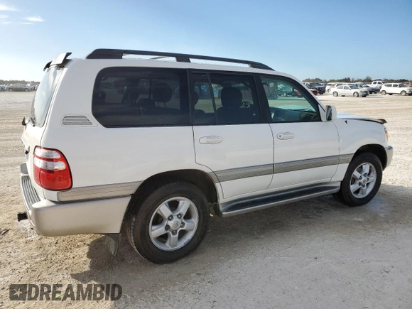 2004 Toyota Land Cruiser with VIN JTEHT05J142054926, listed as a Copart auction lot 75470414 with 269,894 mi miles and Salvage Title. Bid and sale history available at carsss.com. Image 3.