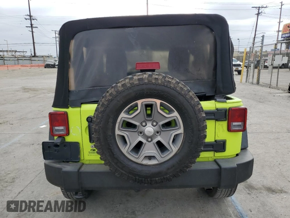 2016 Jeep Wrangler Rubicon z VIN 1C4BJWCG7GL293843, wystawiony jako Copart lot #71455124 z przebiegiem 65 432 mil mil oraz Szkoda całkowita • Salvage title. Historia ofert i sprzedaży dostępna na DreamBid. Obrazek 6.