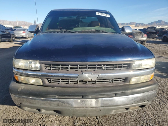 2002 Chevrolet Silverado 1500 LS with VIN 2GCEC19WX21224202, listed as a Copart auction lot 87909115 with 154,583 mi miles and Salvage Title. Bid and sale history available at carsss.com. Image 5.