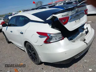 2017 Nissan Maxima SV with VIN 1N4AA6AP0HC378092, listed as a IAAI auction lot 42052605 with 193,999 mi miles and . Bid and sale history available at DreamBid. Image 3.