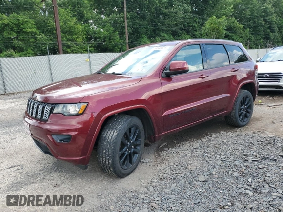 2017 Jeep Grand Cherokee Altitude with VIN 1C4RJFAG4HC737909, listed as a Copart auction lot 64542325 with 36,618 mi miles and Salvage title. Bid and sale history available at DreamBid. Image 1.