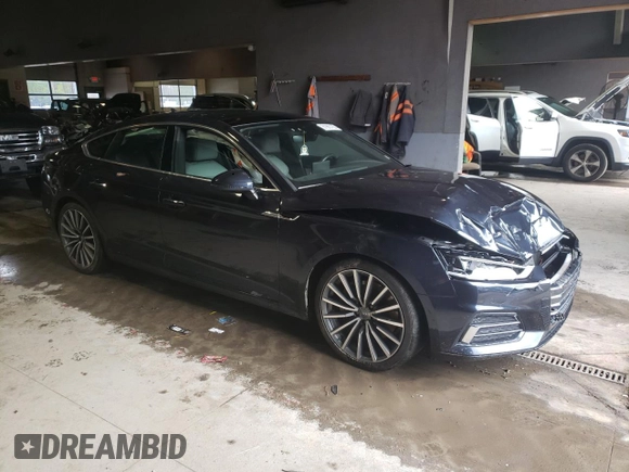 2018 Audi A5 Sportback Premium Plus with VIN WAUBNCF54JA054845, listed as a Copart auction lot 81963193 with 66,074 mi miles. Bid and sale history available at carsss.com. Image 4.