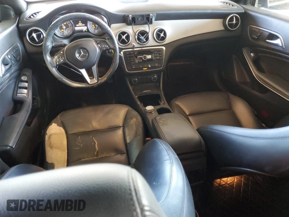 2014 Mercedes-Benz CLA 250 with VIN WDDSJ4EB8EN086634, listed as a Copart auction lot 55623495 with 228,185 mi miles and Salvage title. Bid and sale history available at DreamBid. Image 8.