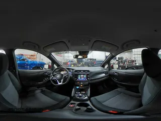 2025 Nissan LEAF SV Plus with VIN 1N4CZ1CV8SC558461, listed as a Copart auction lot 42173305 with 2,191 mi miles and Salvage Title. Bid and sale history available at carsss.com. Image 15.