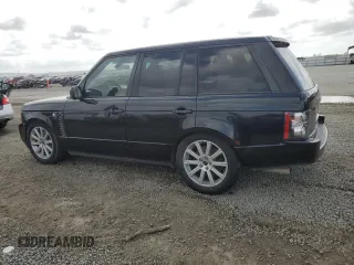 2012 Land Rover Range Rover SC z VIN SALMF1E43CA387569, wystawiony jako Copart lot #51148415 z przebiegiem 127 914 mil mil oraz Czysty tytuł • Clean title. Historia ofert i sprzedaży dostępna na DreamBid. Obrazek 2.