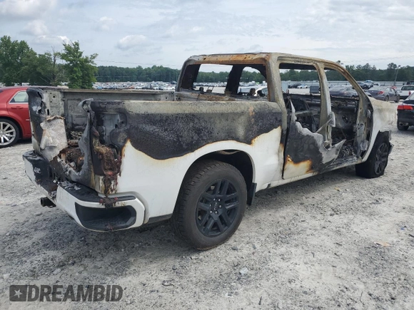 2023 Chevrolet Silverado 1500 RST with VIN 1GCUDEE84PZ165282, listed as a Copart auction lot 57696654 with Not Provided miles and Non Repairable. Bid and sale history available at DreamBid. Image 3.