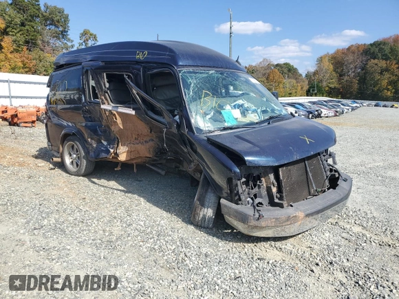 2011 GMC Savana Cargo Van YF7 Upfitter with VIN 1GDS7DC43B1111371, listed as a Copart auction lot 77086504 with 0 mi miles and Salvage Title. Bid and sale history available at carsss.com. Image 4.