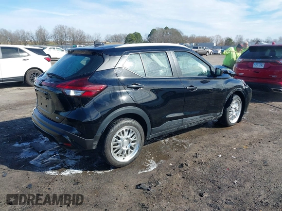2022 Nissan Kicks SV with VIN 3N1CP5CV8NL522689, listed as a IAAI auction lot 41741763 with 30,798 mi miles and . Bid and sale history available at DreamBid. Image 4.