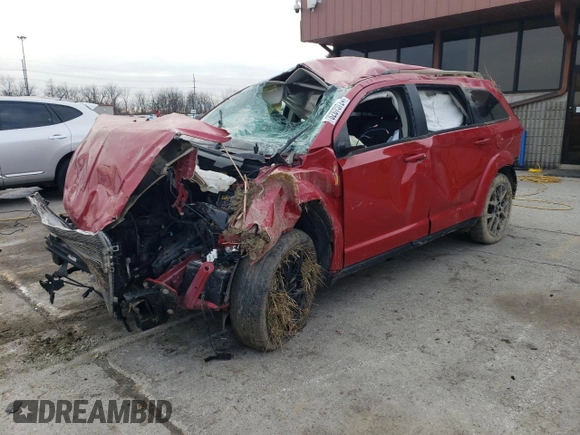 2017 Dodge Journey SXT z VIN 3C4PDCBB2HT568834, wystawiony jako Copart lot #53439195 z przebiegiem Nie podano mil oraz Nie do naprawy • Non repairable. Historia ofert i sprzedaży dostępna na DreamBid. Obrazek 1.