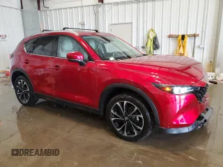 2023 Mazda CX-5 S Premium with VIN JM3KFBDM5P0288650, listed as a Copart auction lot 56188885 with 20,405 mi miles and Salvage Title. Bid and sale history available at DreamBid. Image 4.
