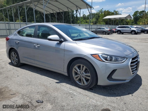 2017 Hyundai Elantra SE with VIN 5NPD84LF1HH053158, listed as a Copart auction lot 62102474 with 125,514 mi miles and Salvage Title. Bid and sale history available at carsss.com. Image 4.
