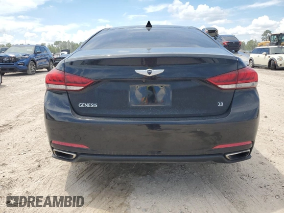 2015 Hyundai Genesis 3.8L with VIN KMHGN4JE9FU092479, listed as a Copart auction lot 68120854 with 218,187 mi miles and Salvage Title. Bid and sale history available at carsss.com. Image 6.
