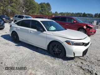 2025 Honda Civic Sedan Sport with VIN 2HGFE2F55SH541815, listed as a Copart auction lot 48228115 with 6,428 mi miles and Salvage Title. Bid and sale history available at carsss.com. Image 4.