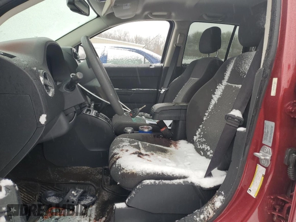 2017 Jeep Compass 75th Anniversary Edition with VIN 1C4NJDBB0HD106462, listed as a Copart auction lot 43622235 with 117,583 mi miles and Salvage Title. Bid and sale history available at carsss.com. Image 7.